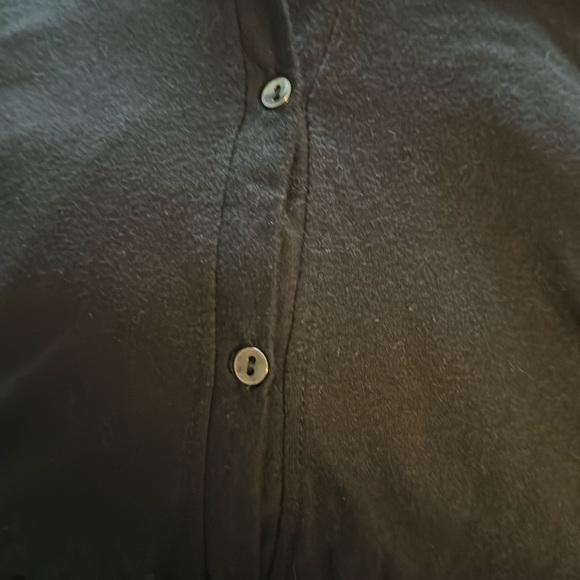 Grey State Black buttoned Down ruffle detail sleeveless waist ties midi dress 2 - Picture 6 of 6